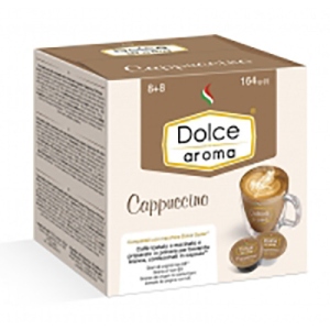 Кава у капсулах Dolce Aroma Cappuccino DG 16 шт.