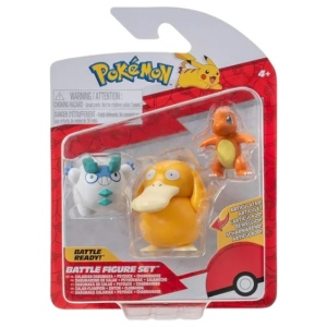 Набір ігрових фігурок Pokemon W19 - ЧАРМАНДЕР, ГАЛАРСЬКИЙ ДАРУМАКУ, ПСАЙДАК (PKW3598)