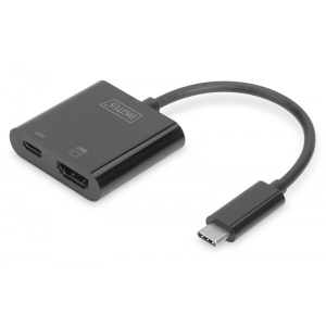 Перехідник Digitus USB-C HDMI/USB-C (DA-70856)