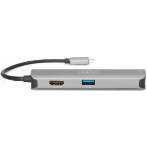 Хаб USB Digitus USB-C > HDMI/3xUSB-A/RJ54 (DA-70892)