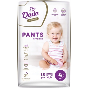 Одноразові підгузки-трусики Dada Elite Care Розмір 4 (9 – 15 кг.), 15 шт. (4820174980726)