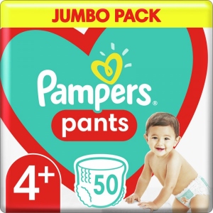 Одноразові підгузки-трусики Pampers Pants Розмір 4 Maxi Plus (9-15 кг), 50 шт. (740752)