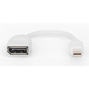 Кабель Digitus mini DP-DP M/F 0.15m White