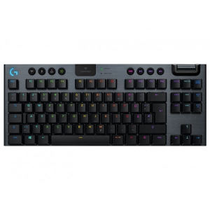 Уцінка - Клавіатура бездротова ігрова Logitech G915 TKL Tenkeyless LIGHTSPEED RGB Mechanical Tactile Switch Carbon UA (920-009503)