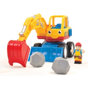 Інерційний ігровий транспорт для малюка Wow Toys Dexter the Digger Екскаватор (01027)