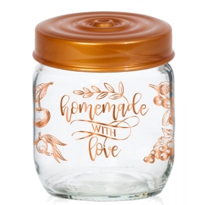 Ємність для сипучих Herevin Decorated Jam Jar-Homemade With Love 0.425 л (171341-072)