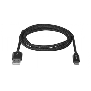 Кабель синхронізації даних Defender ACH01-03T PRO USB2.0 AM-Lightning Black 1m (87808)