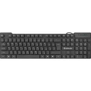 Клавіатура дротова Defender Element HB-190 USB RU Black (45190)