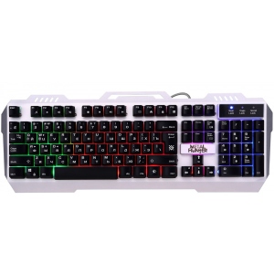 Клавіатура дротова ігрова Defender Metal Hunter GK-140L Silver (45140)