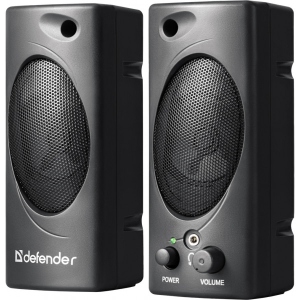 Комп'ютерна акустика компактна 2.0 Defender SPK-50 Black