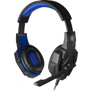 Гарнітура дротова ігрова Defender Warhead G-390 Black+Blue (64038)