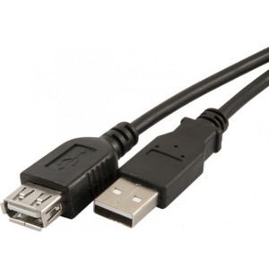 Кабель USB type A - USB type A Defender USB02-06 USB 2.0 AM-AF 1.8 м (87456)