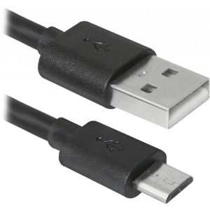Кабель Defender USB08-03BH USB - Micro USB Black 1m (87476)