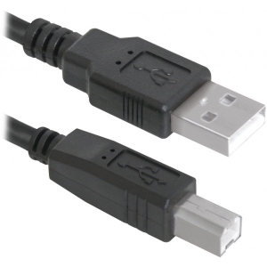 Кабель USB type A - USB type B Defender USB 2.0 AM/BM 1.8m USB04-06 (83763)