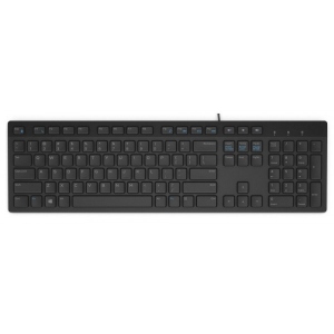 Клавіатура дротова Dell KB216 Ukrainian Qwerty Black (580-AHHE-08)