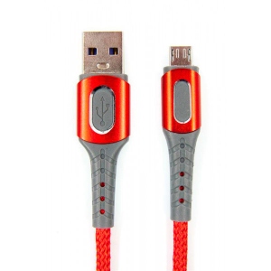 Кабель DENGOS USB-microUSB 1 м Red (NTK-M-LP-RED)
