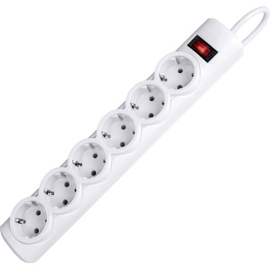 Мережевий фільтр Defender DFS 153 3m 6р White (994900)