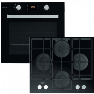 Духова шафа + варильна поверхня газова Hotpoint-Ariston FA5S841JBLGHA + HAGS61FBK офіційний магазин