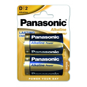 Уцінка - Батарейка тип D (LR-20) Panasonic ALKALINE POWER D BLI 2 (LR20REB/2BP) ##