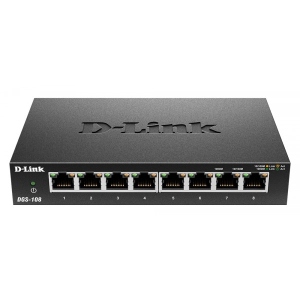 Коммутатор локальної мережі (Switch) D-Link DGS-108/E