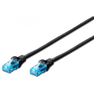 Кабель патч-корд Digitus CCA CAT 5e UTP 5m (DK-1512-050/BL) Black
