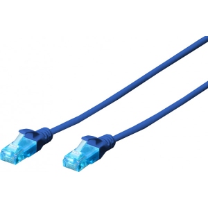 Кабель патч-корд Digitus CCA CAT 5e UTP 0.5m (DK-1512-005/B) Blue
