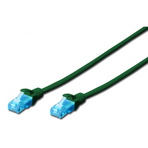 Кабель патч-корд Digitus CCA CAT 5e UTP 1m (DK-1512-010/G) Green