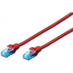 Кабель патч-корд Digitus CCA CAT 5e UTP 2m (DK-1512-020/R) Red