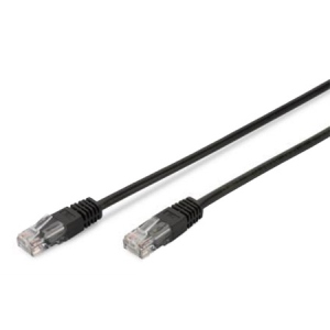 Кабель патч-корд Digitus CAT 5e UTP 2m Black (DK-1511-020/Black)