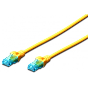 Кабель патч-корд Digitus CAT 5e UTP 0.5m Yellow (DK-1511-005/Y)
