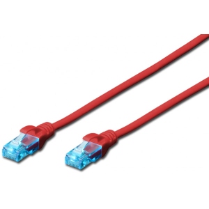 Кабель патч-корд Digitus CAT 5e UTP 1m Red (DK-1511-010/R)