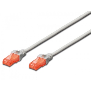 Кабель патч-корд Digitus CAT 6 UTP 3м Gray (DK-1612-030)