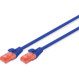 Кабель патч-корд Digitus CAT 6 UTP 0.5 м AWG 26/7 Cu LSZH Blue (DK-1617-005/B)