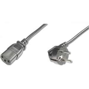 Кабель живлення Digitus Schuko90/M - C13/F 5.0m Black (AK-440100-050-S)