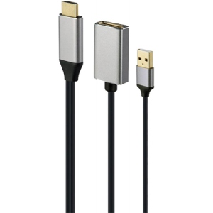 Перехідник Cablexpert HDMI-DisplayPort 0.1m (A-HDMIM-DPF-02)