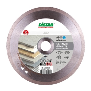 Диск алмазний Distar Bestseller Ceramic Granite 1A1R 200x1.7x8.5x25.4 мм (11320138015)