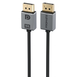Кабель Promate DisplayPort 2.0 (Dplink-16k.Black)