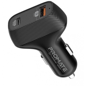 Автомобільний зарядний пристрій Promate Drivegear-33w Black