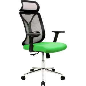 Крісло офісне GT Racer X-W80 Black/Green