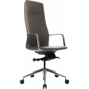 Крісло офісне GT Racer X-004A13 Leather Gray