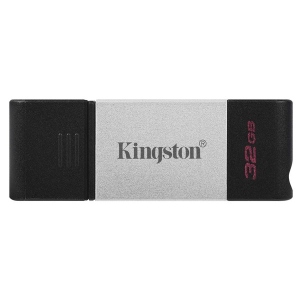 Флеш USB Kingston DataTraveler 80 32GB USB-C 3.2 Gen 1 USB-C 3.2 Gen1 (DT80/32GB)