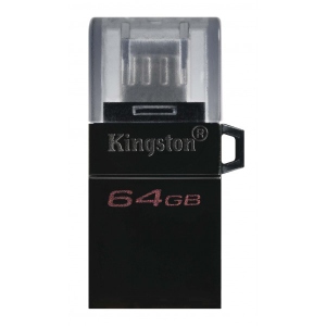 Флеш USB Kingston DT MicroDuo 3 Gen2 + microUSB (DTDUO3G2/64GB) замовити в Україні