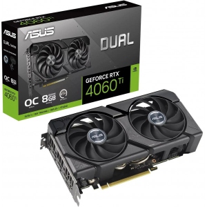 Відеокарта Asus GeForce RTX 4060 Dual EVO OC Edition 8GB GDDR6 (DUAL-RTX4060-O8G-EVO) порівняти ціни