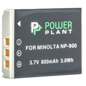 Акумулятор для фотокамери PowerPlant Minolta NP-900, Li-80B 800mAh (DV00DV1070)