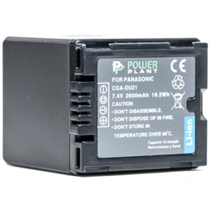 Акумулятор для фотокамери PowerPlant Panasonic VBD210, CGA-DU21 2600mAh (DV00DV1092)