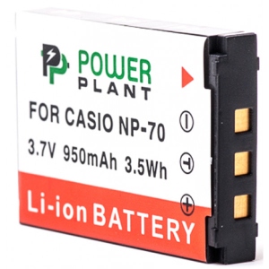 Акумулятор для фотокамери PowerPlant Casio NP-70 950mAh (DV00DV1241)