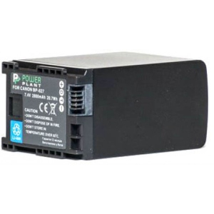 Акумулятор для фотокамери PowerPlant Canon BP-827 Chip 2800mAh (DV00DV1262)