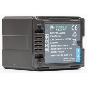 Акумулятор для фотокамери PowerPlant Panasonic VW-VBG260 Chip 2800mAh (DV00DV1276)