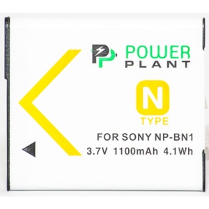Акумулятор для фотокамери PowerPlant Sony NP-BN1 1100mAh (DV00DV1278)