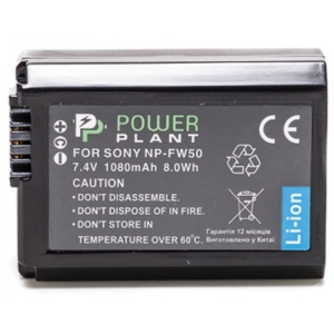 Акумулятор для фотокамери PowerPlant Sony NP-FW50 1080mAh (DV00DV1280)